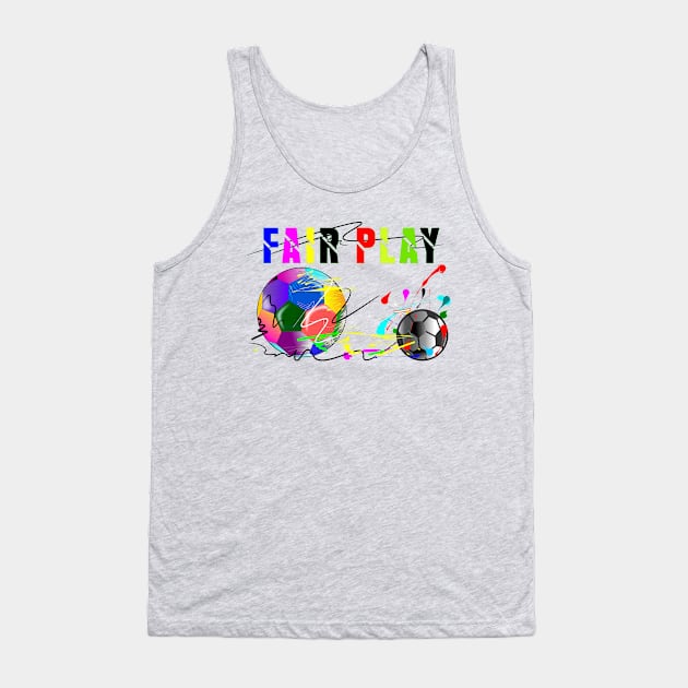 fair play football sport art Tank Top by pichart99thai